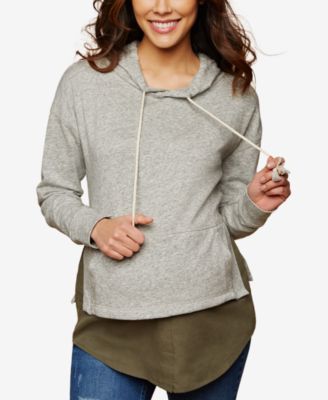 Motherhood Maternity - Maternity French Terry Hoodie