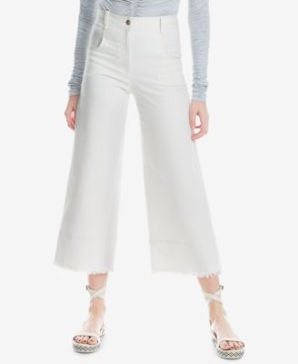 Max Studio London - Frayed Wide-Leg Jeans