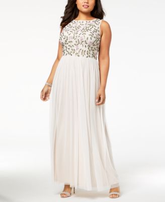 Adrianna Papell - Plus Size Embellished Gown