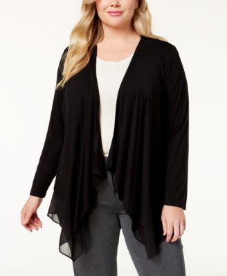 calvin klein plus size cardigan