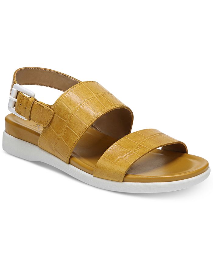 NEW NATURALIZER EMORY WOMENS COMFORTABLE FLAT LEATHER CUSHIONED SANDALS 