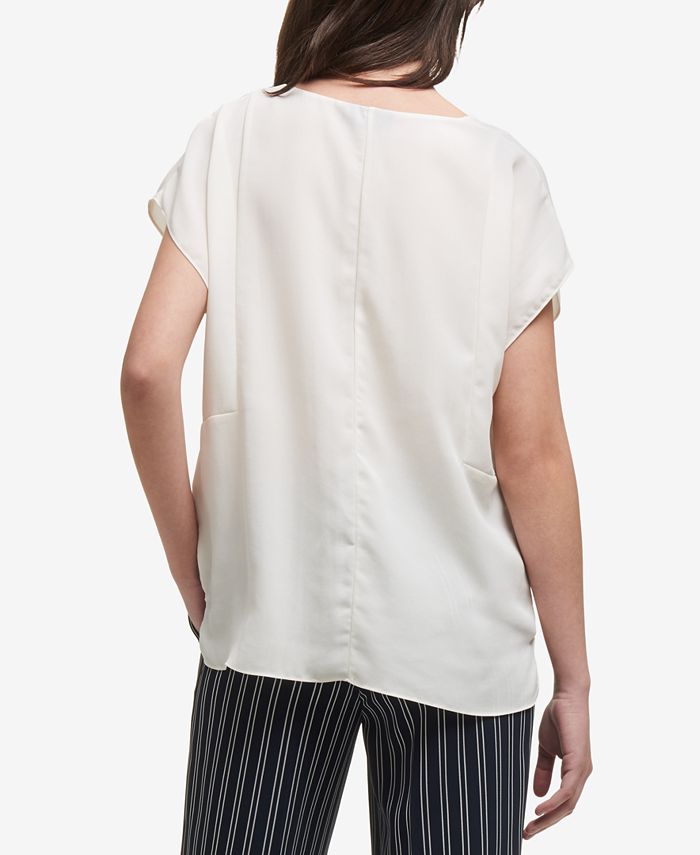DKNY Georgette High-Low Top, Created for Macy's - Macy's