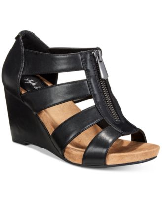 macy's platform wedge sandals