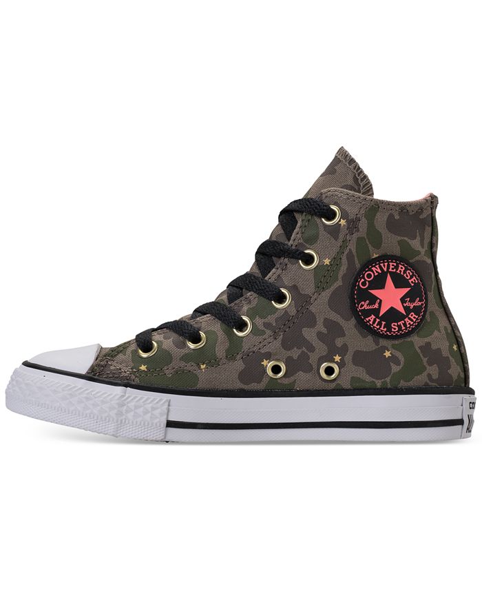 Converse Little Girls' Chuck Taylor All Star Hi Casual Sneakers from ...
