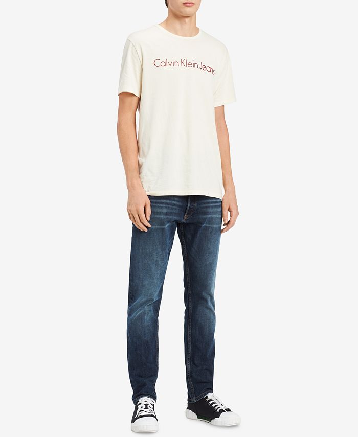 Calvin Klein Jeans Men's Straight Fit Stretch Jeans - Macy's