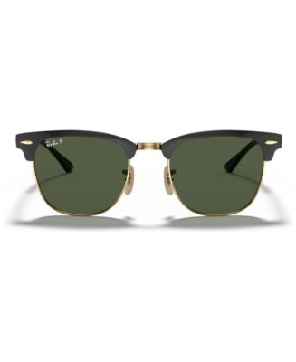 Ray-Ban Polarized Sunglasses, RB3716 CLUBMASTER METAL & Reviews - All ...