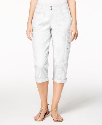 Style & Co Petite Cargo Capris, Created for Macy's & Reviews - Pants ...