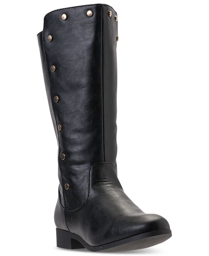 Nine west black cheap riding boots