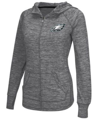 women's philadelphia eagles zip up hoodie