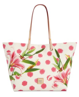 Dooney Bourke Addison Flower Medium Tote Macy s