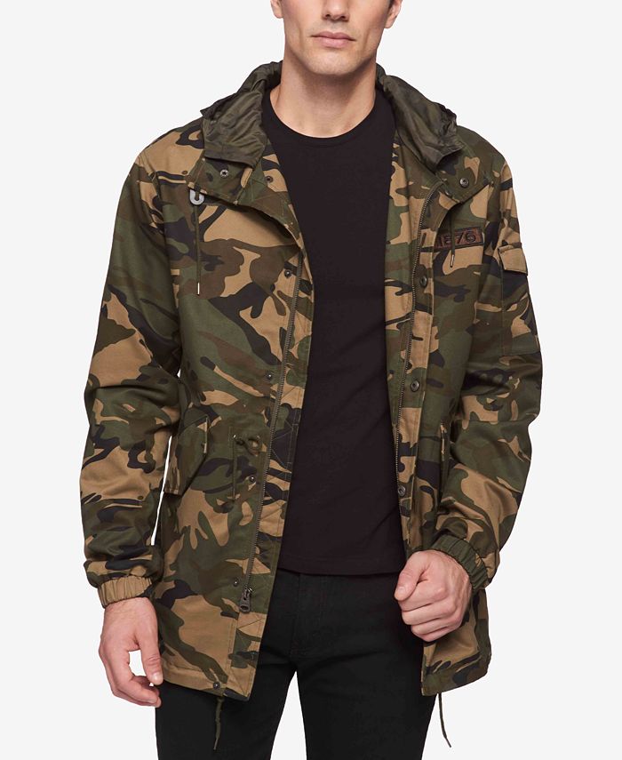 Levi's Men's CamoPrint Hooded Parka Macy's