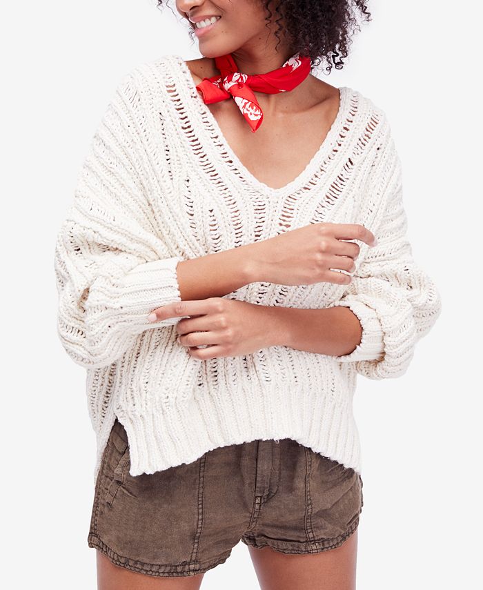 Free people high outlet low sweater