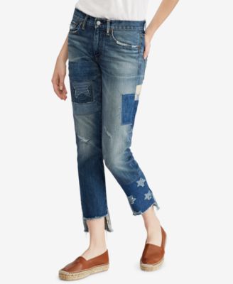 ralph lauren waverly straight crop jeans