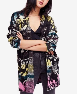 Free People - Think Twice Printed Cardigan
