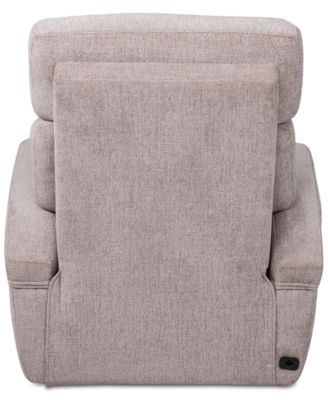 Stellarae Fabric Power Recliner with USB, Created for Macy's