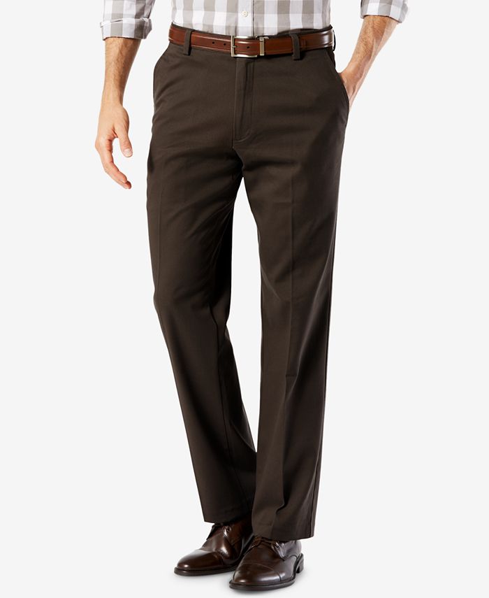 Dockers Men's Easy Straight Fit Khaki Stretch Pants - Macy's