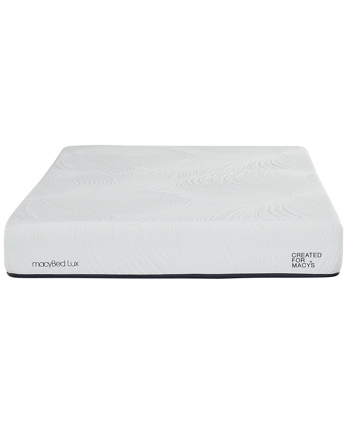 Macybed Lux Barton 10" Cushion Firm Memory Foam Mattress Set Full