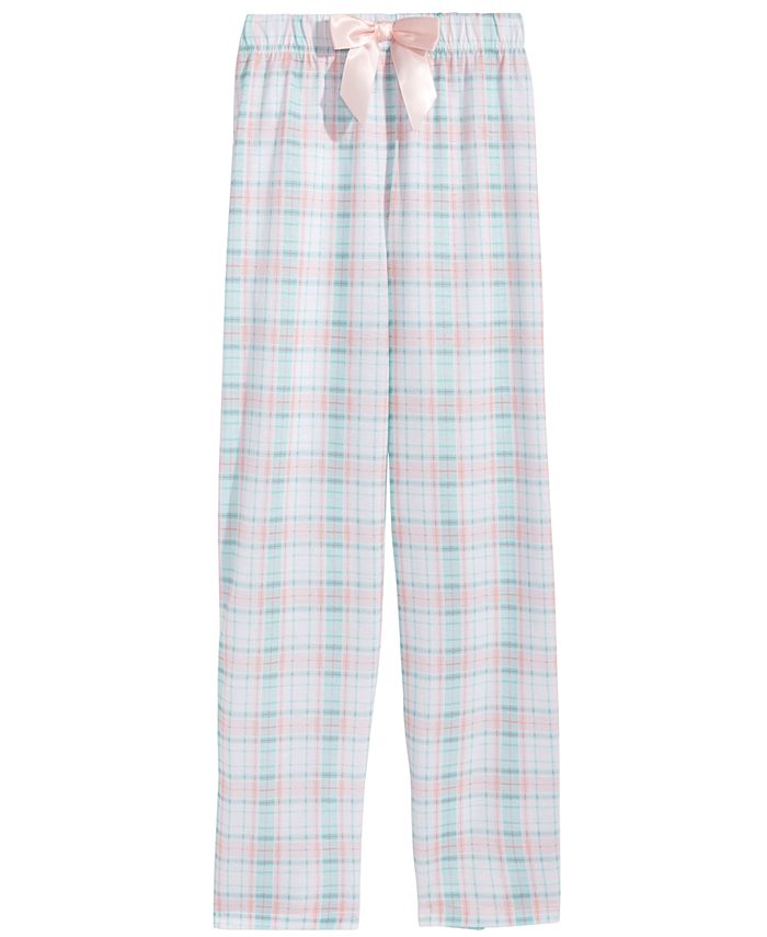 Max & Olivia Plaid Pajama Pants, Little Girls & Big Girls - Macy's