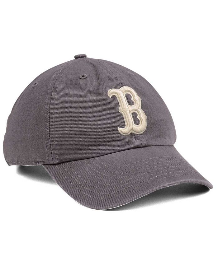 '47 Brand Boston Red Sox Dark Gray CLEAN UP Cap & Reviews - Sports Fan ...