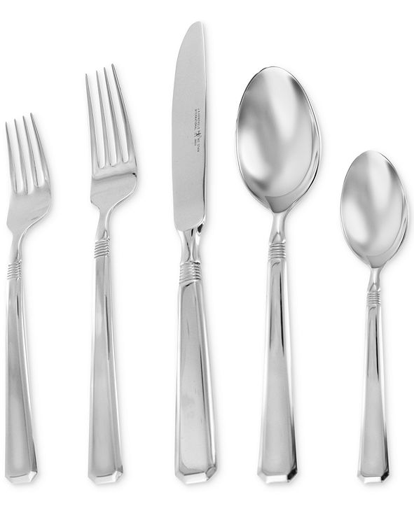 J.A. Henckels Zwilling Metrona 18/10 Stainless Steel 62Pc. Flatware