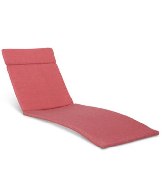 Noble House - Brayden Outdoor Chaise Lounge Cushion, Quick Ship