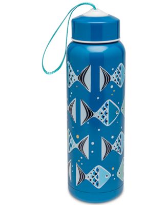 Vera Bradley - Go Fish Teal Water Bottle