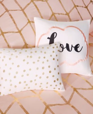 Raina Metallic 4-Pc. Comforter Set, Twin/Twin XL