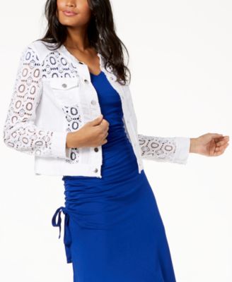 INC International Concepts - Sheer Lace Jacket