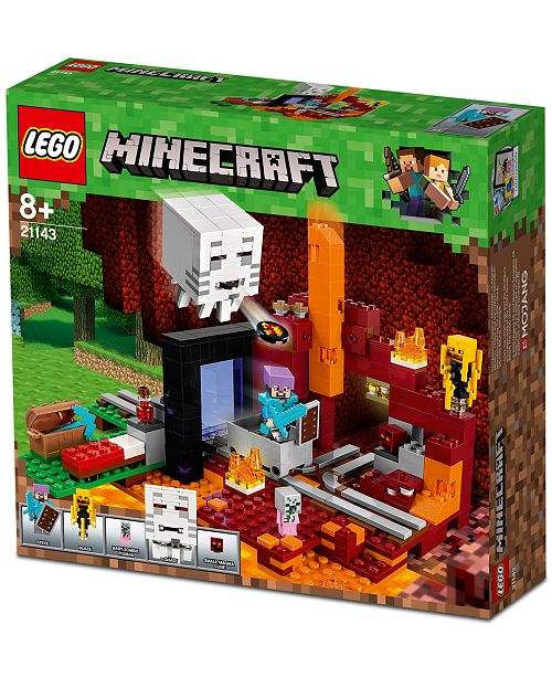 LEGO® Minecraft The Nether Portal Set 21143 - All Toys & Games - Kids ...