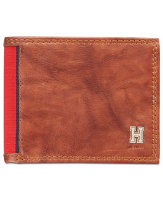 Tommy Hilfiger - Men's Huck Leather Traveler Wallet