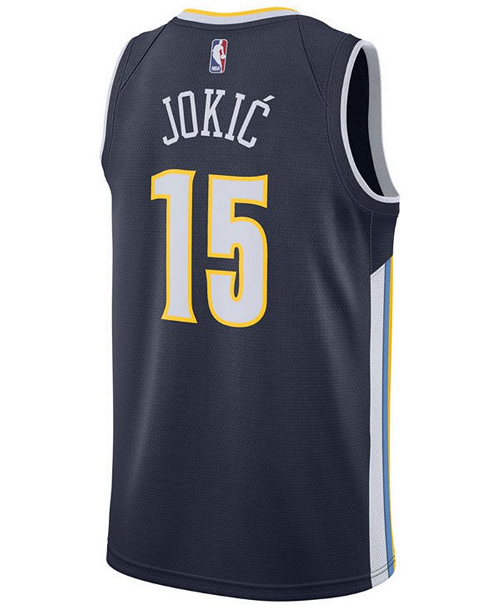 Nike Men's Nikola Jokic Denver Nuggets Icon Swingman Jersey - Macy's