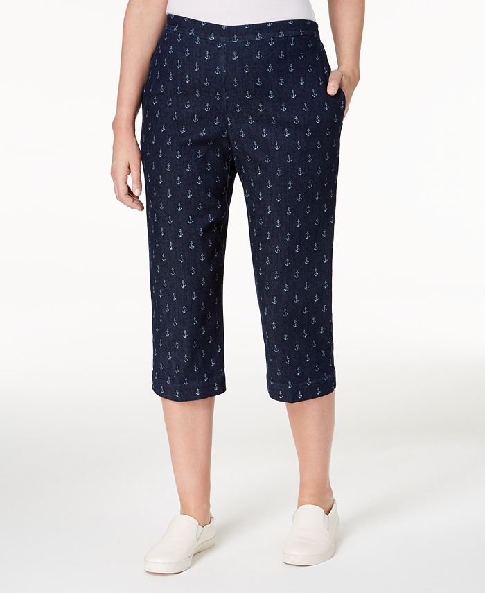 Macys alfred dunner capris sales