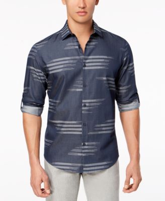Alfani - Men's Clark Geo-Print Shirt