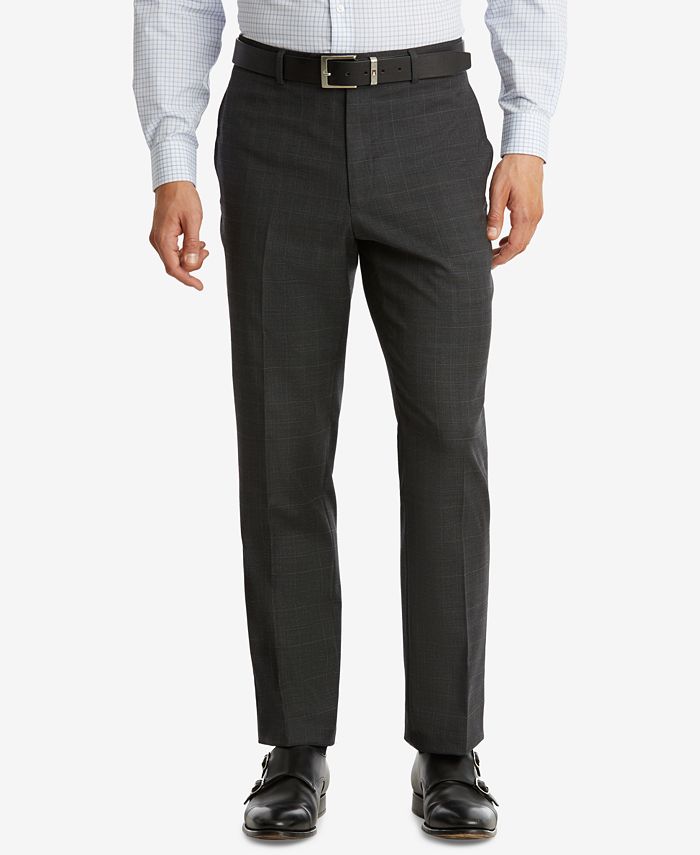 Men's Modern-Fit Wool TH-Flex Stretch Suit Separate Pants