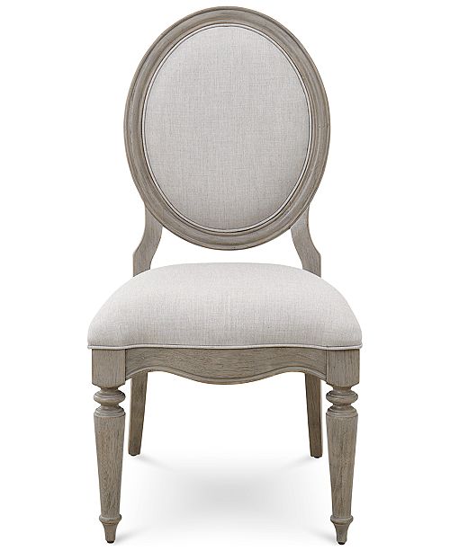 Furniture Elina Upholstered Side Chair, Created for Macy's & Reviews