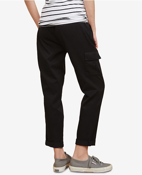 maternity cargo trousers