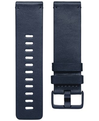 fitbit versa blue leather band