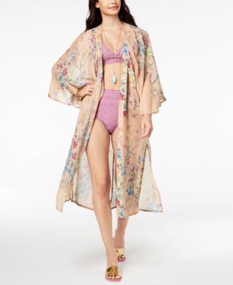 Steve Madden - Floral-Print Duster Kimono