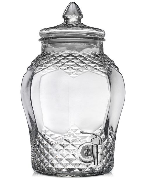 3 gallon glass jar with spigot