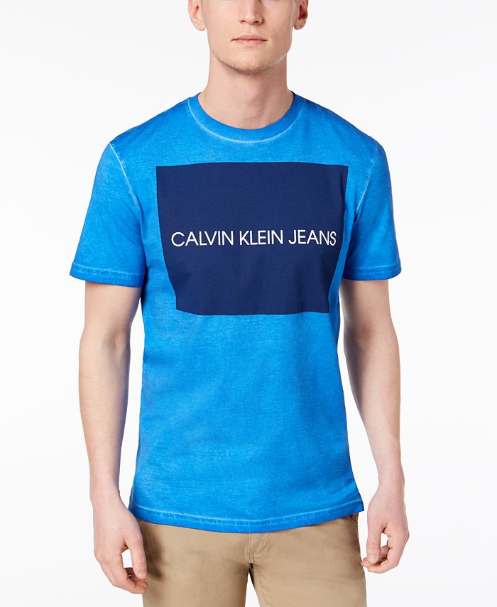 Calvin Klein Jeans Men's Graphic-Print T-Shirt - Macy's