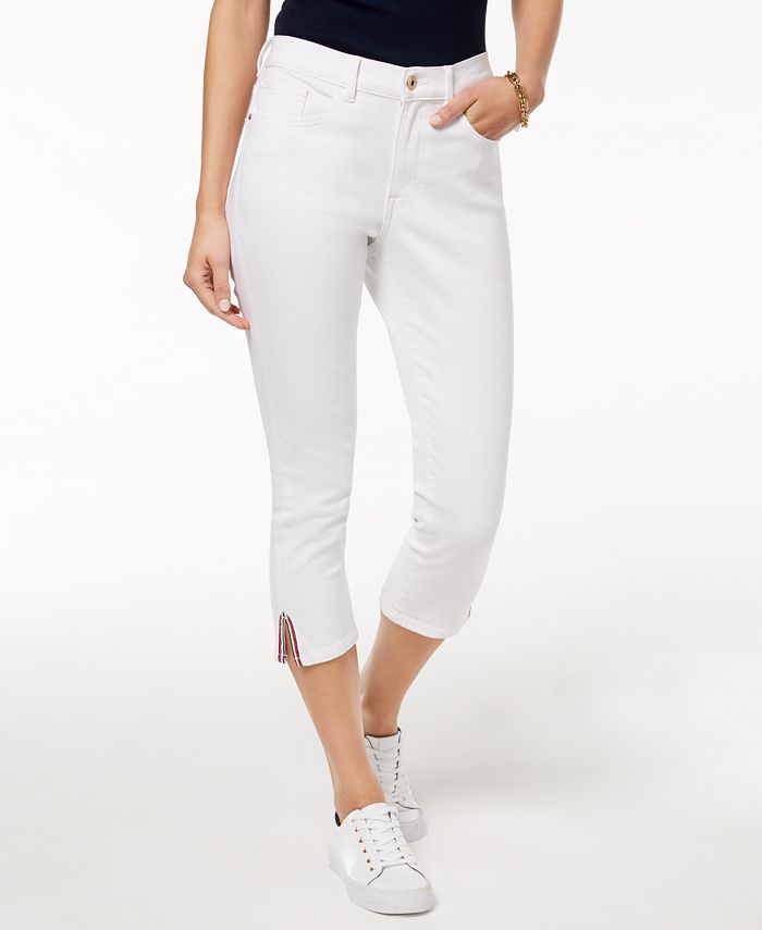 Tommy Hilfiger Straight-Leg Capri Jeans, for Macy's & Reviews Jeans - Women - Macy's
