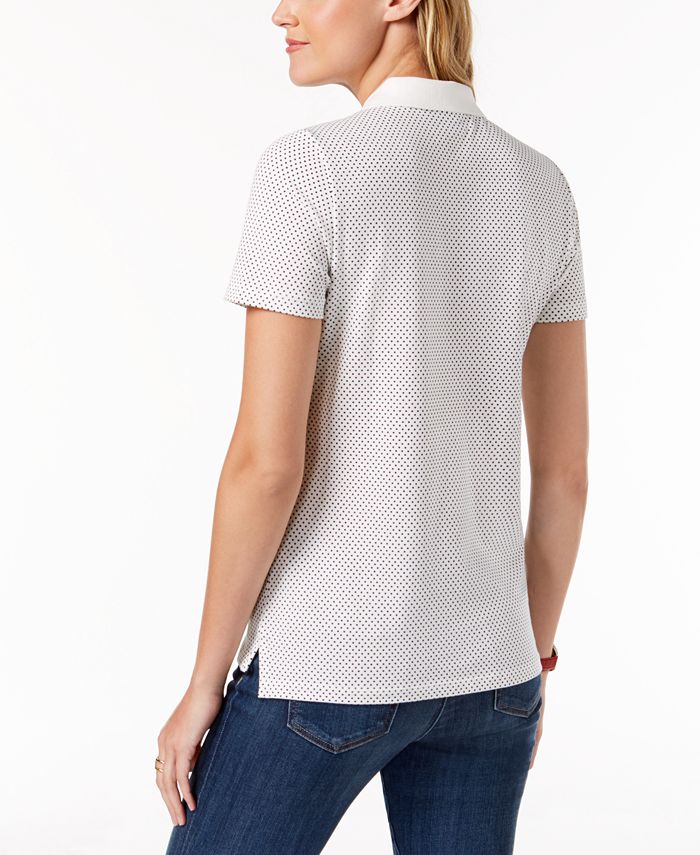 tommy hilfiger zip up polo