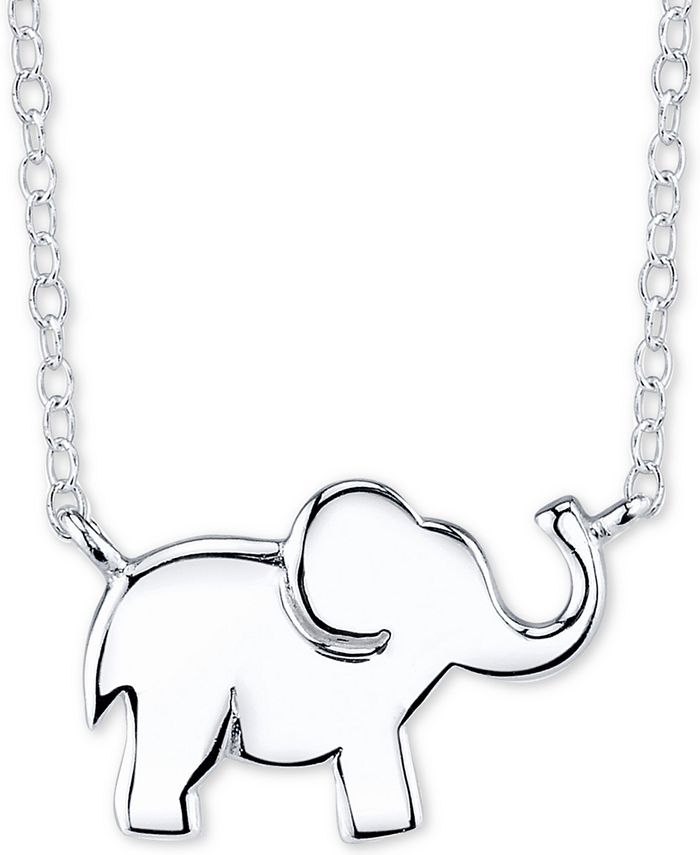 Elephant on sale necklace macys