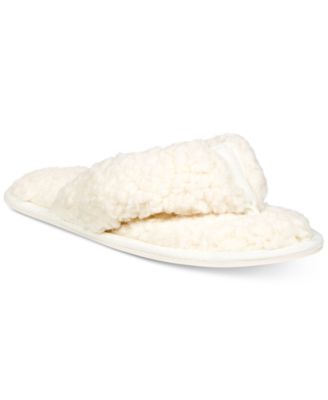 Lemon - Women's Plush Memory-Foam Flip-Flop Slippers