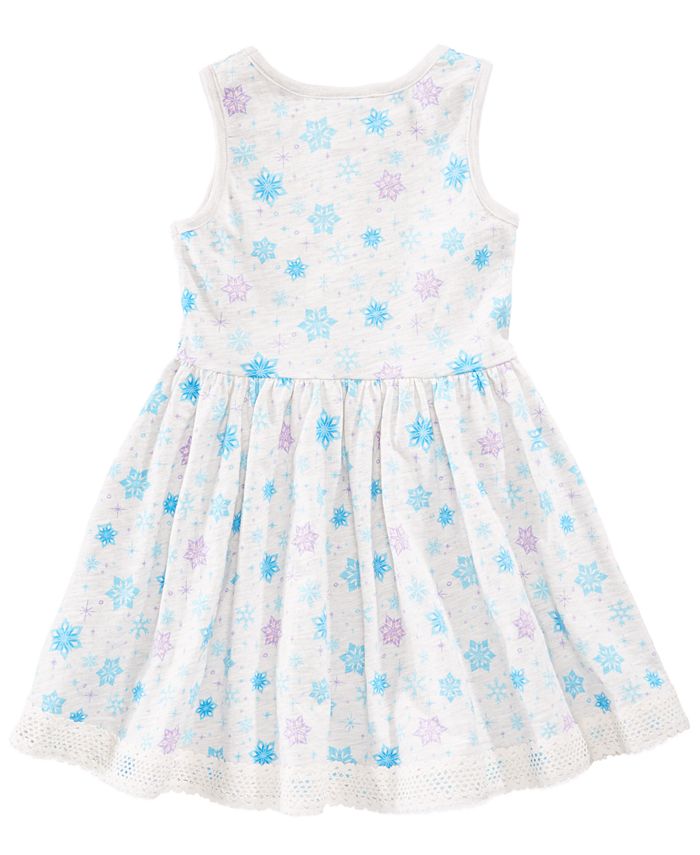 Disney Frozen Snowflake-Print Dress, Toddler Girls - Macy's