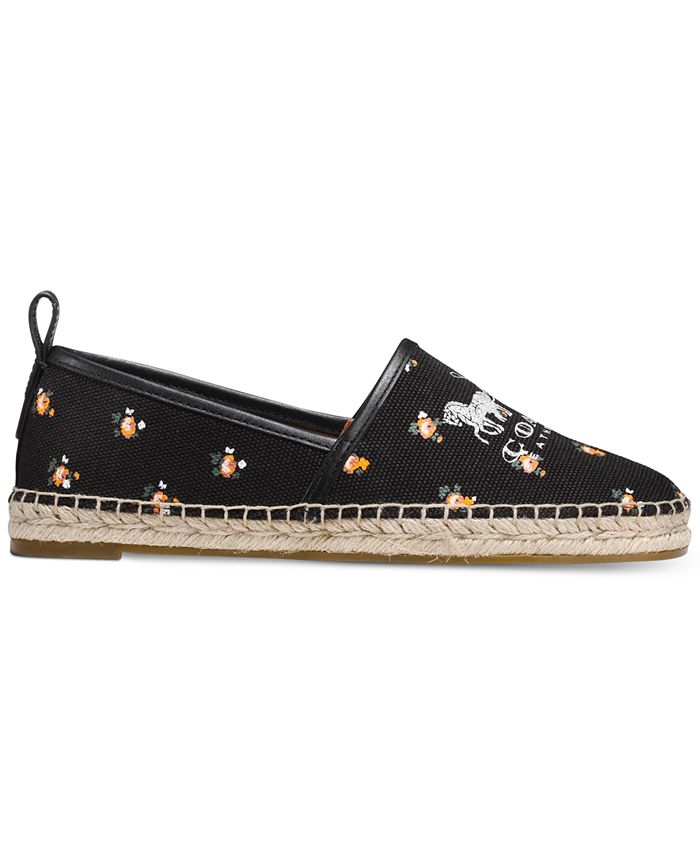 COACH Floral Espadrille Flats Macy's