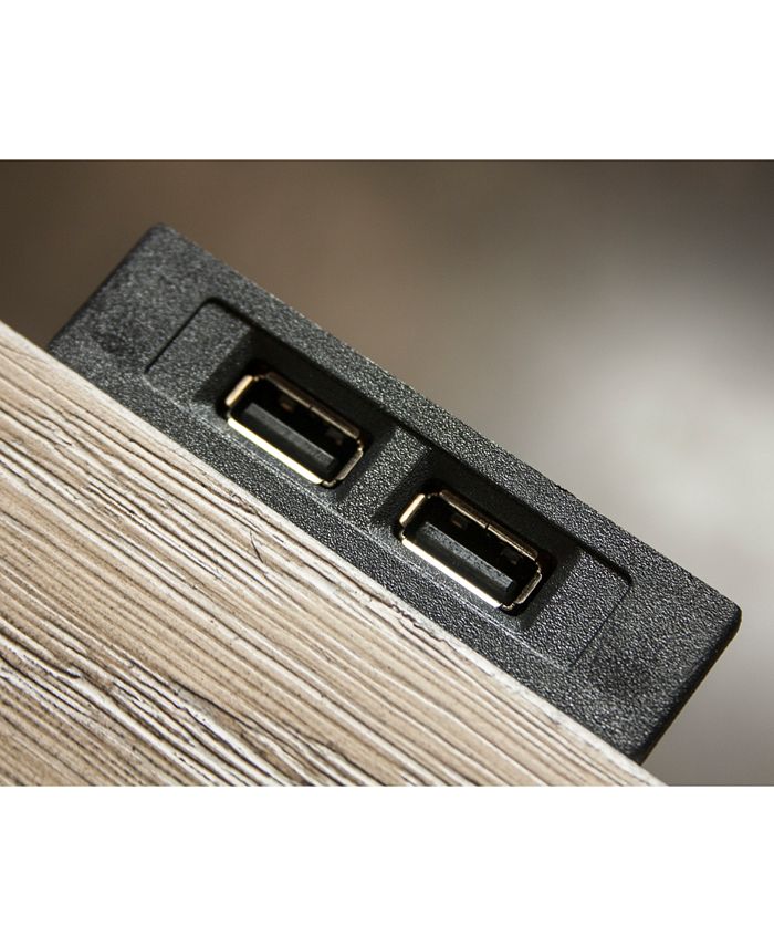 Furniture Parker USB Power Outlet Nightstand, Created for Macy's Macy's