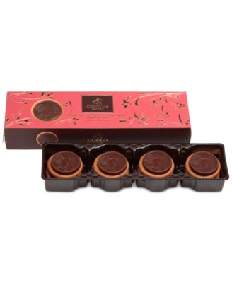 Godiva - 12-Pc. Noir Dark Chocolate Vanilla Biscuits