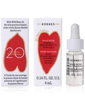 KORRES - Receive a FREE Deluxe Wild Rose Oil (4ml) with $75 Korres Purchase!