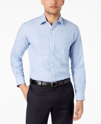 Club Room Men's Slim-Fit Pinpoint Solid Dress Shirt, Created for Macy's ...